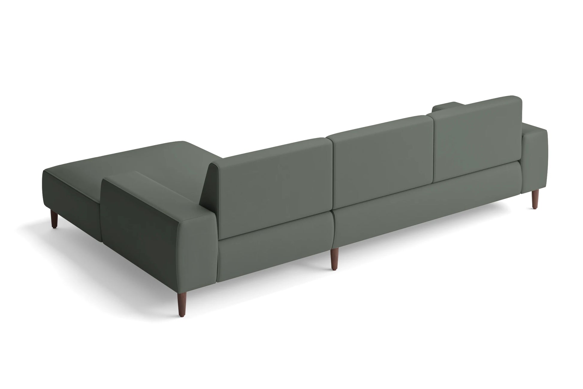 Treviso 3 Seater Right Hand Facing Chaise Lounge Corner Sofa Lush Leather