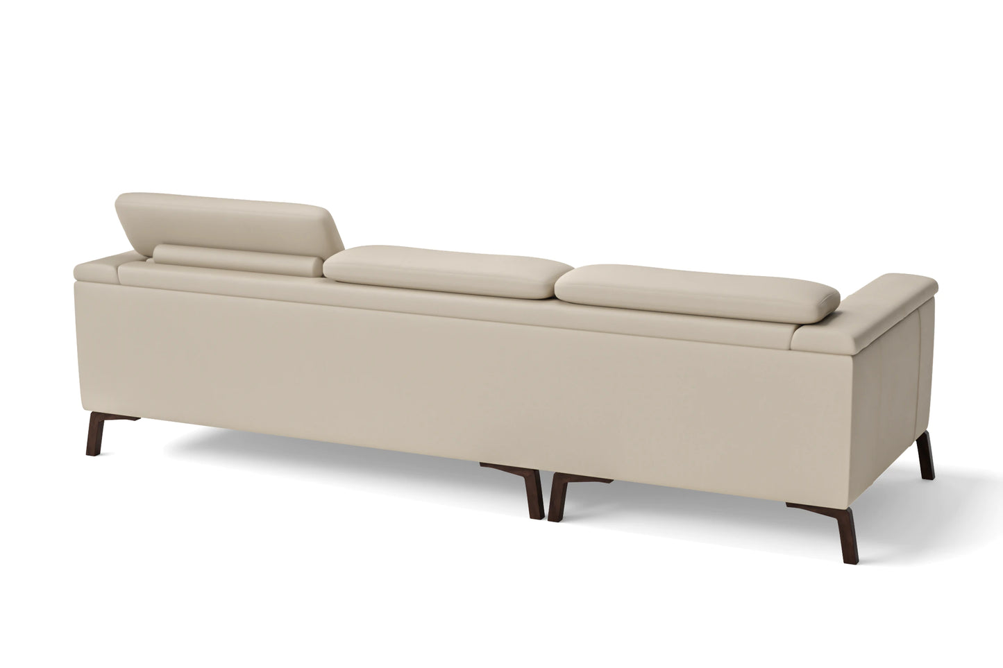 Turin 3 Seater Sofa Cream Leather