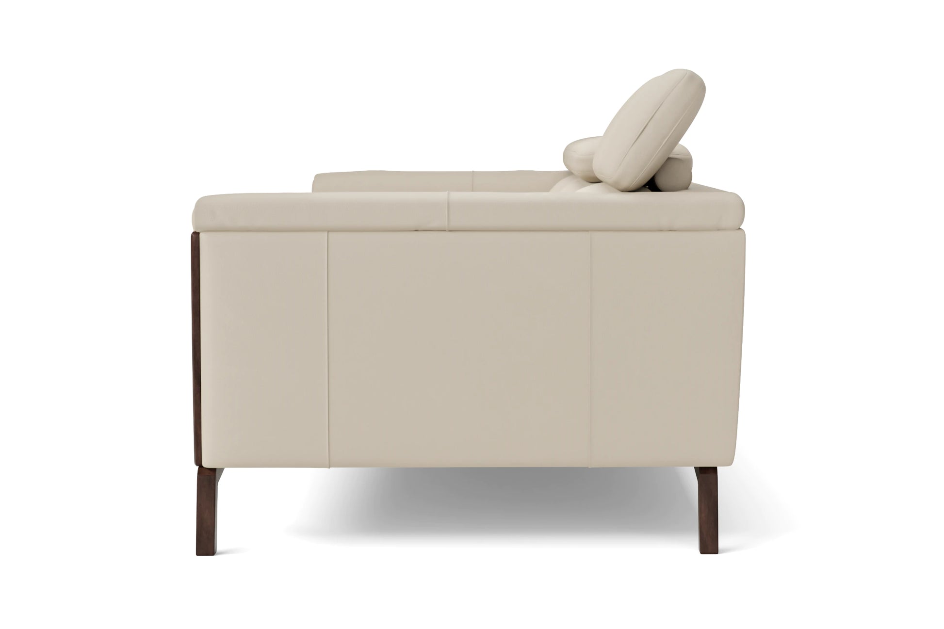 Turin 3 Seater Sofa Cream Leather