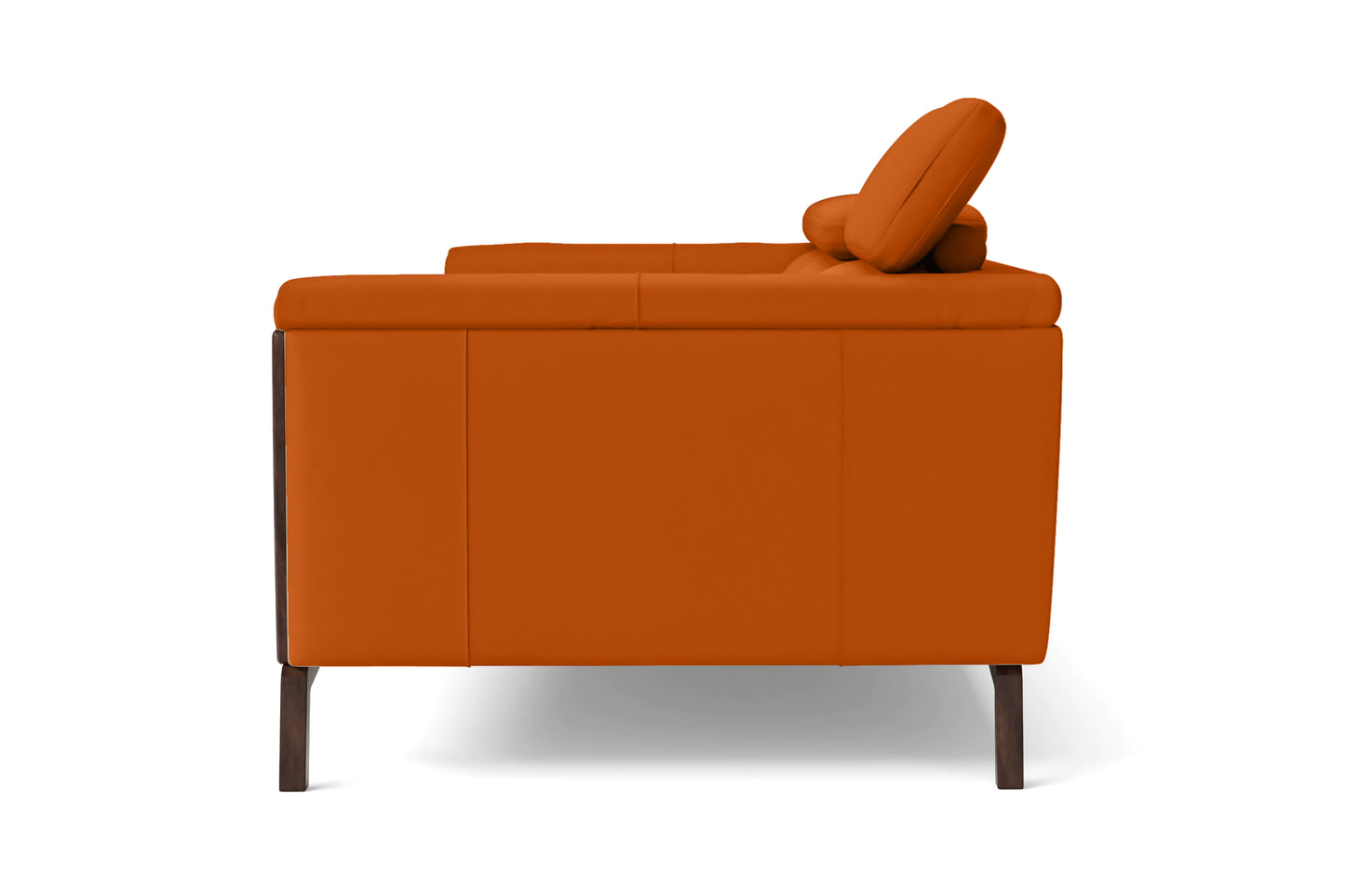 Turin 3 Seater Sofa Orange Leather