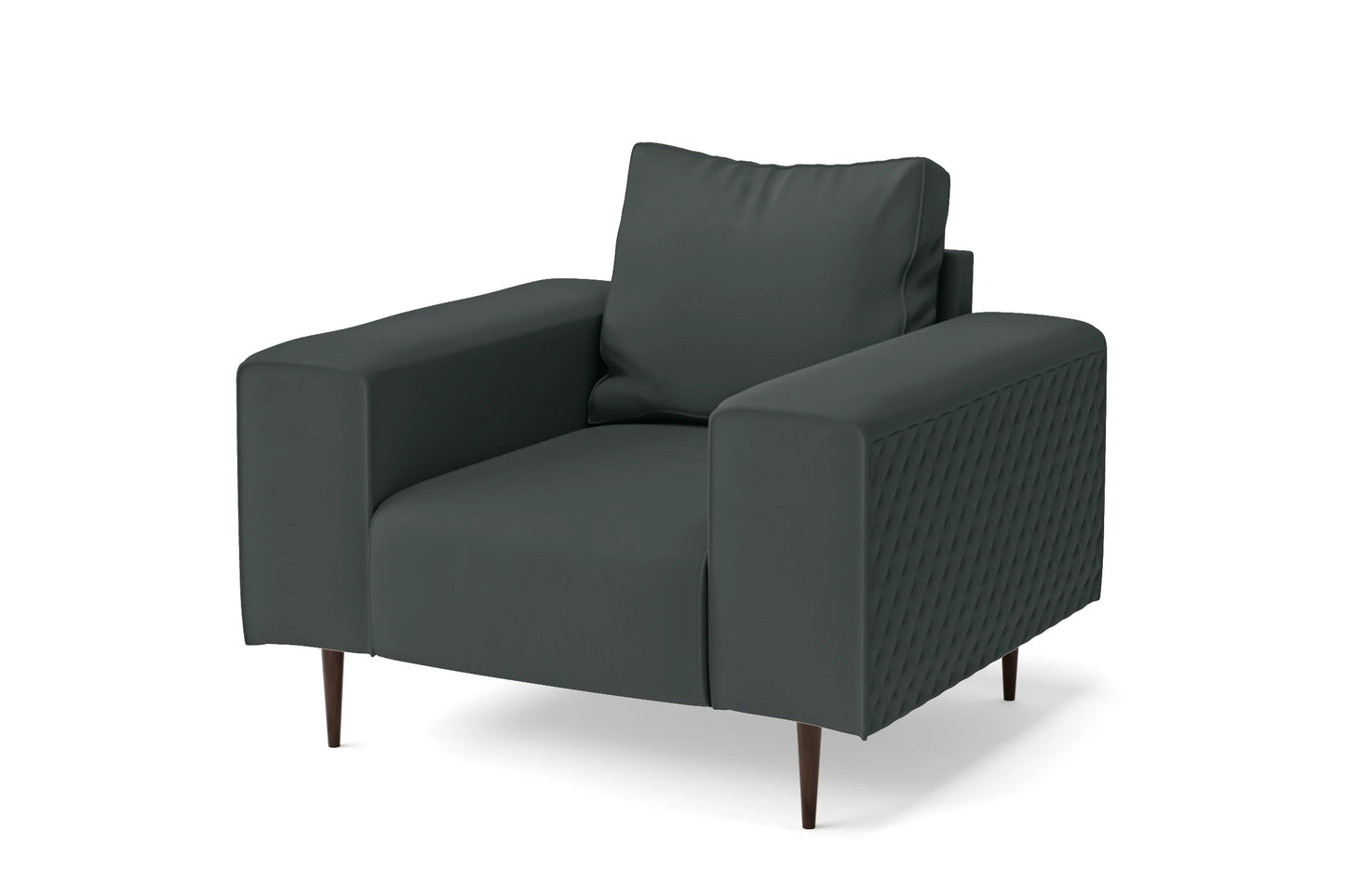 Udine Armchair Slate Leather