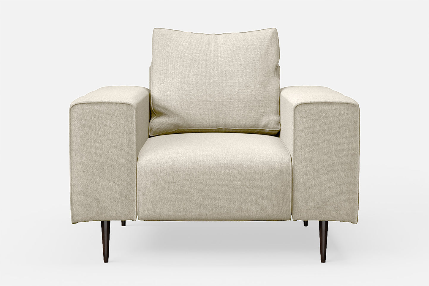 Udine Armchair Cream Linen Fabric