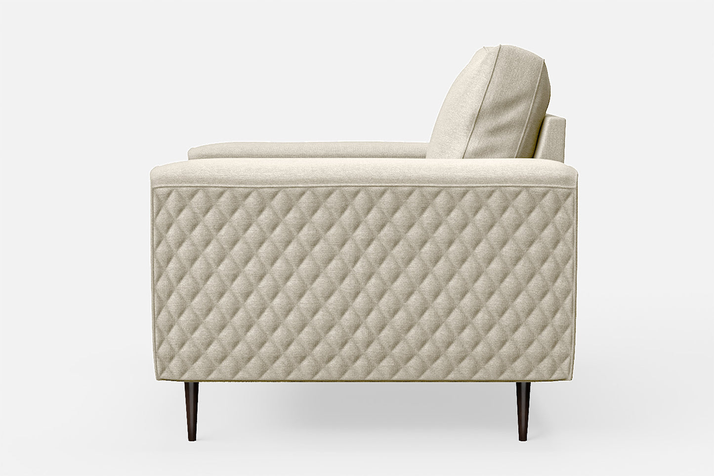 Udine Armchair Cream Linen Fabric