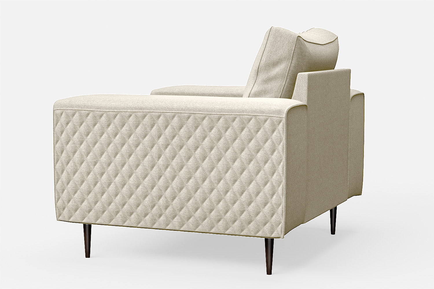 Udine Armchair Cream Linen Fabric