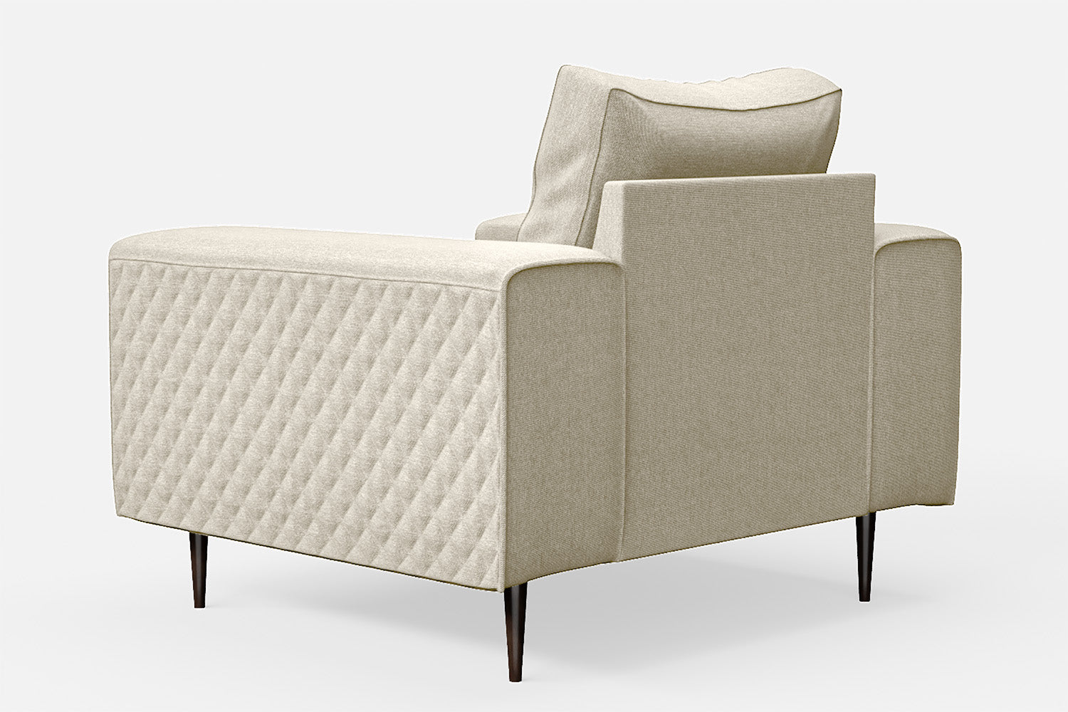 Udine Armchair Cream Linen Fabric