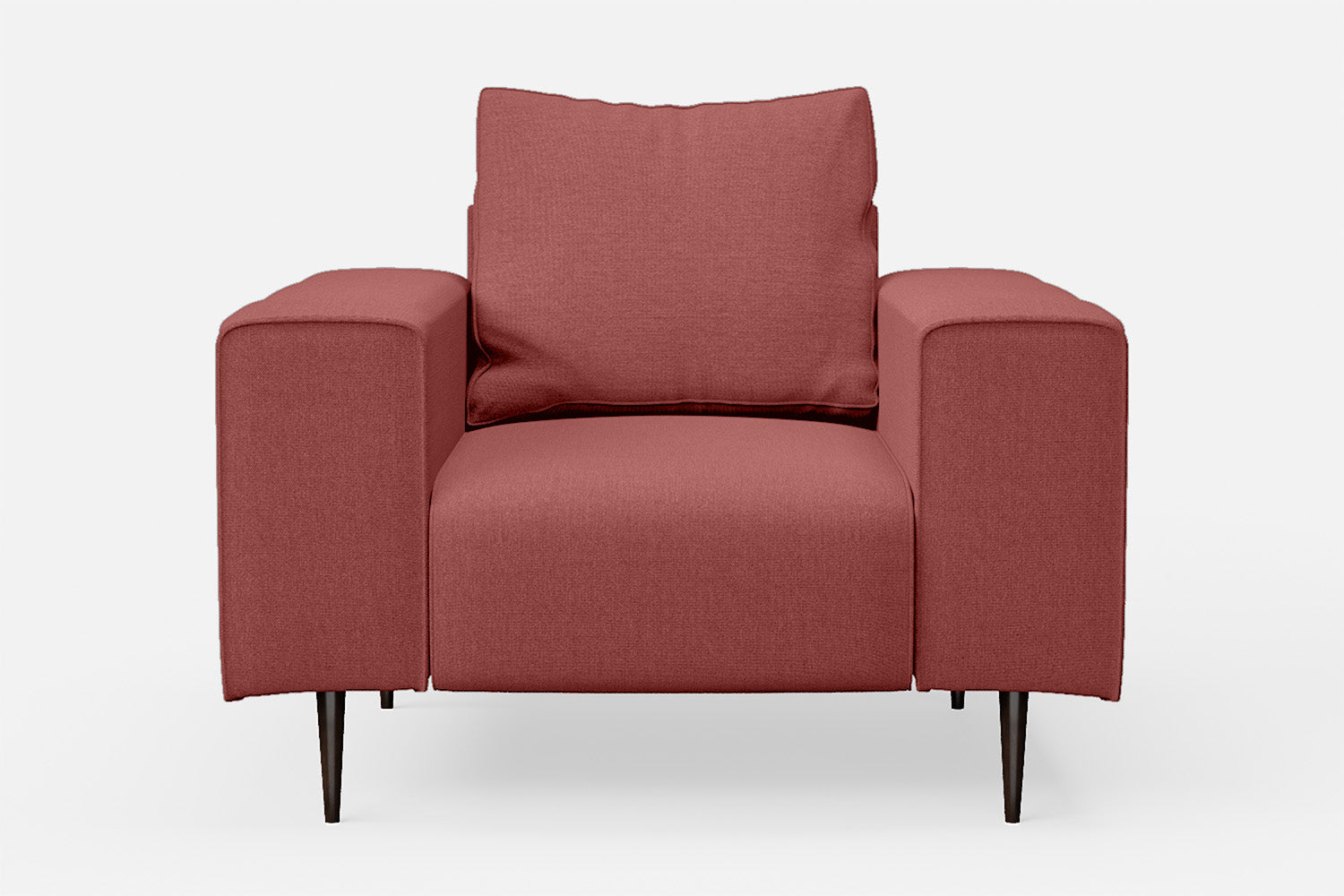 Udine Armchair Rose Pink Linen Fabric