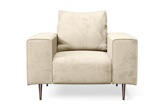 Udine Armchair Cream Velvet