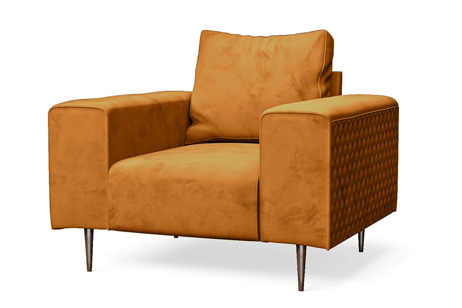 Udine Armchair Gold Velvet