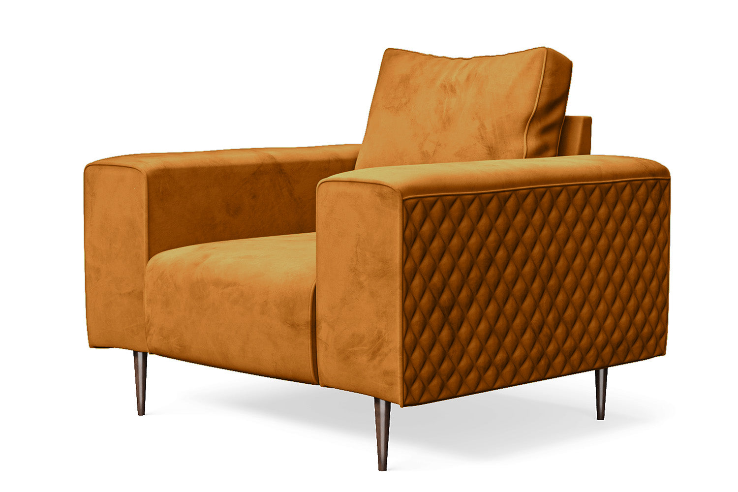 Udine Armchair Gold Velvet