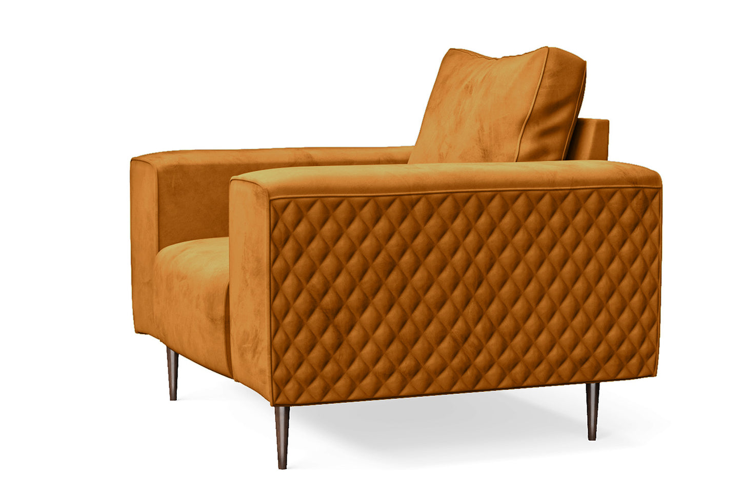 Udine Armchair Gold Velvet