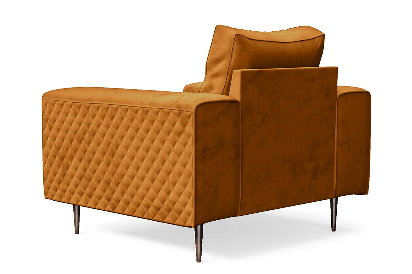 Udine Armchair Gold Velvet