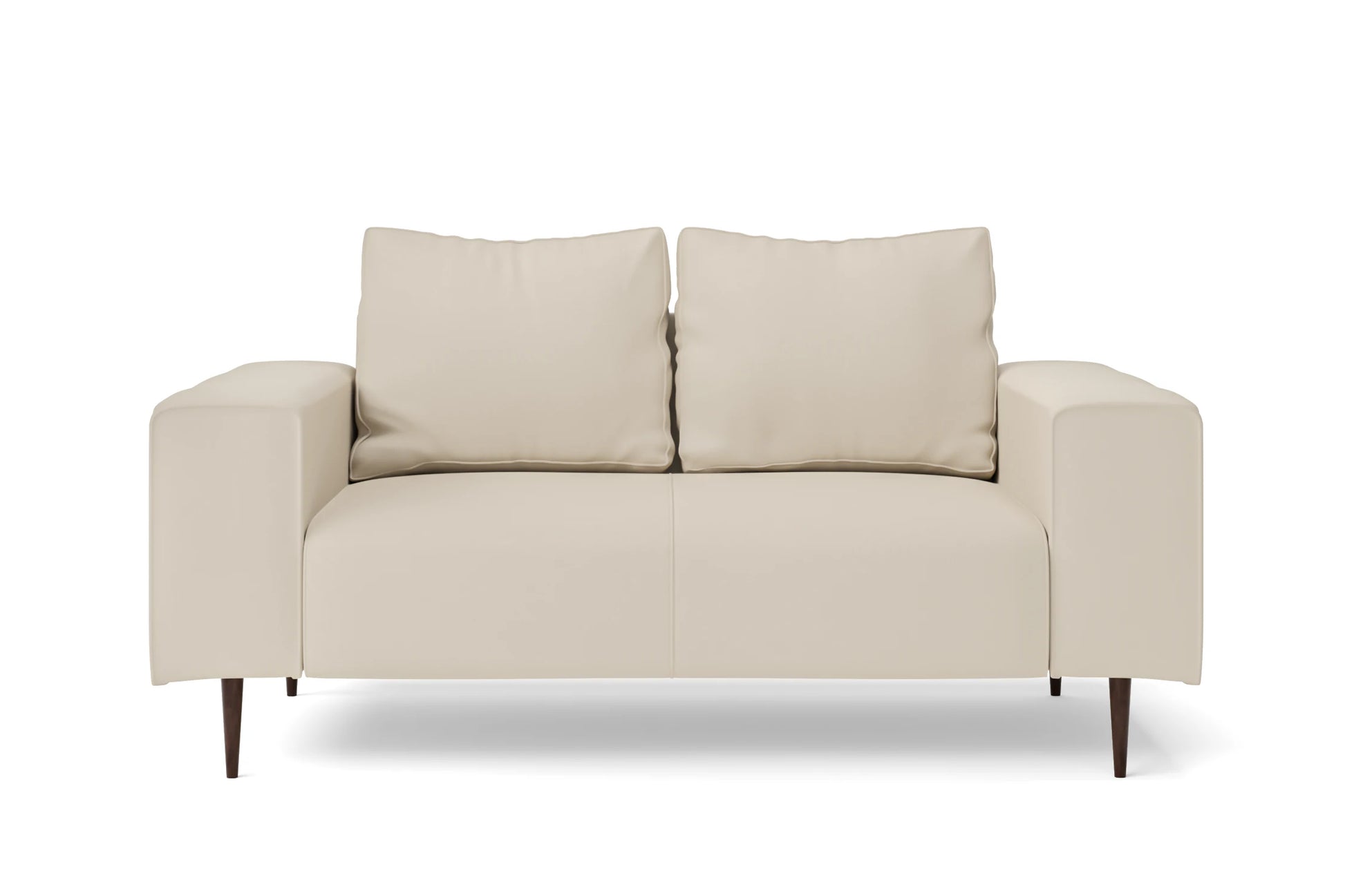 Udine 2 Seater Sofa Cream Leather