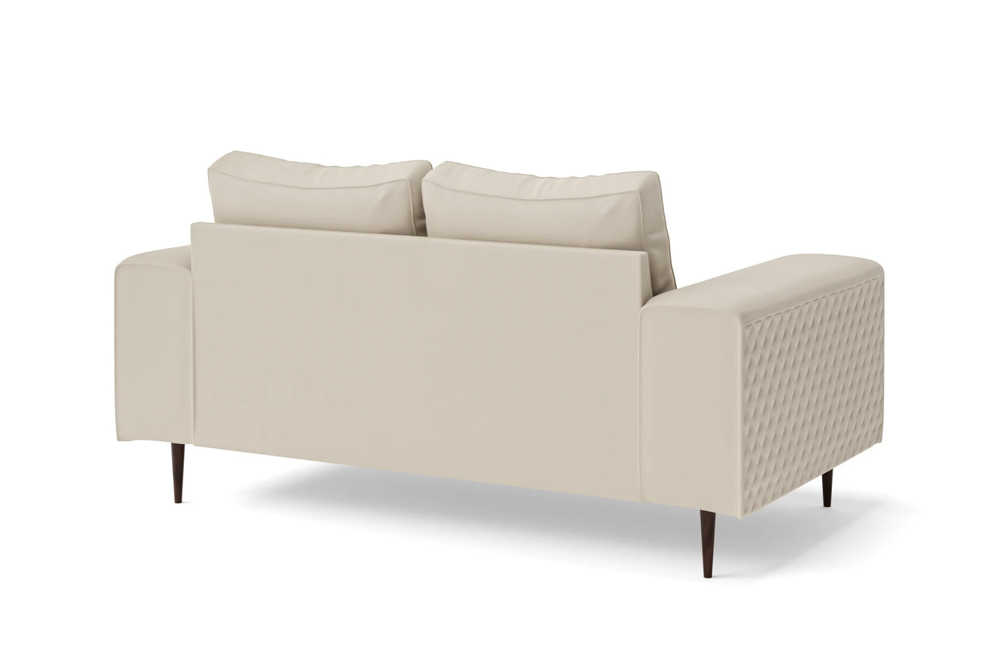 Udine 2 Seater Sofa Cream Leather