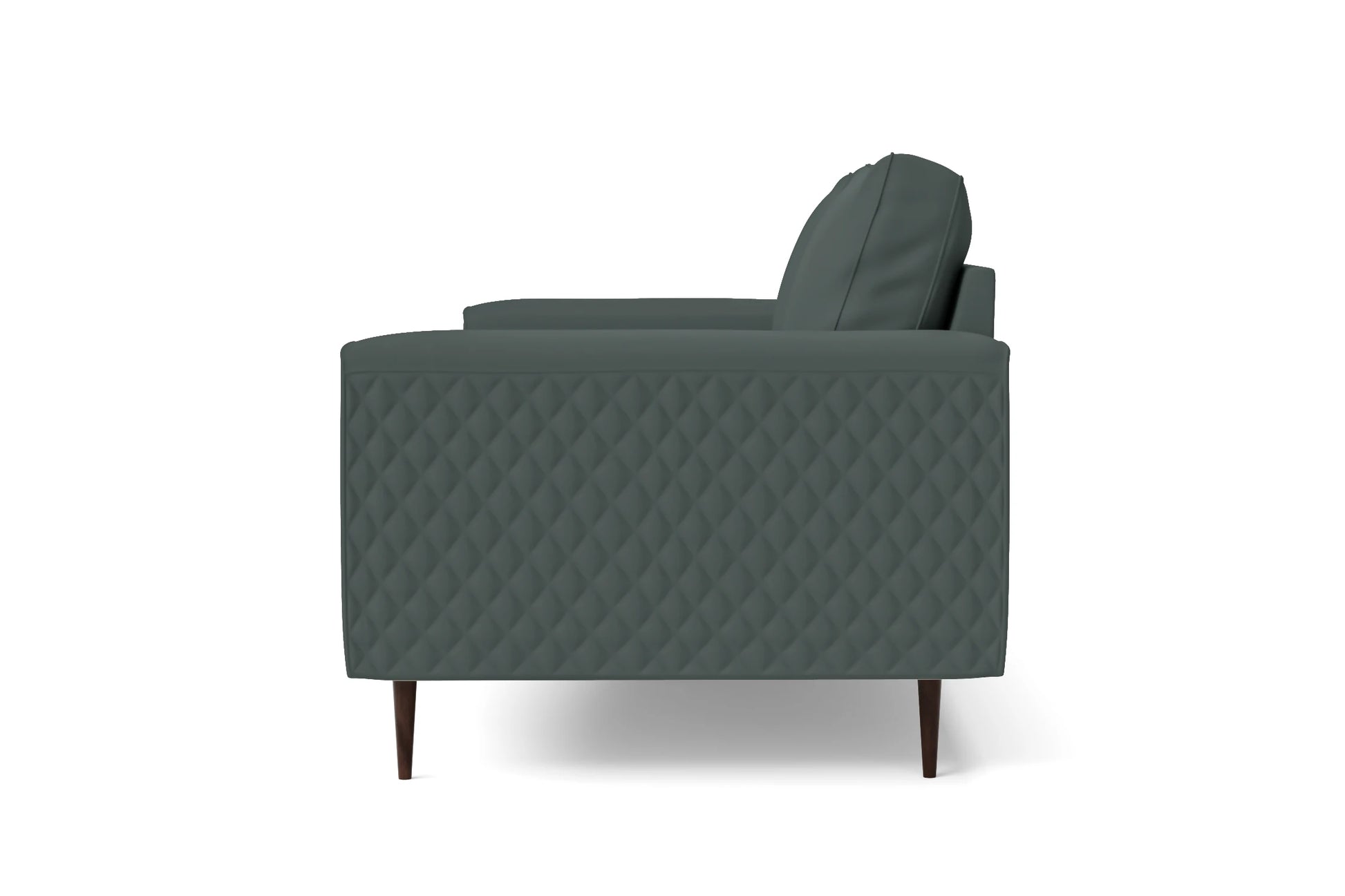 Udine 2 Seater Sofa Dusky Turquoise Leather