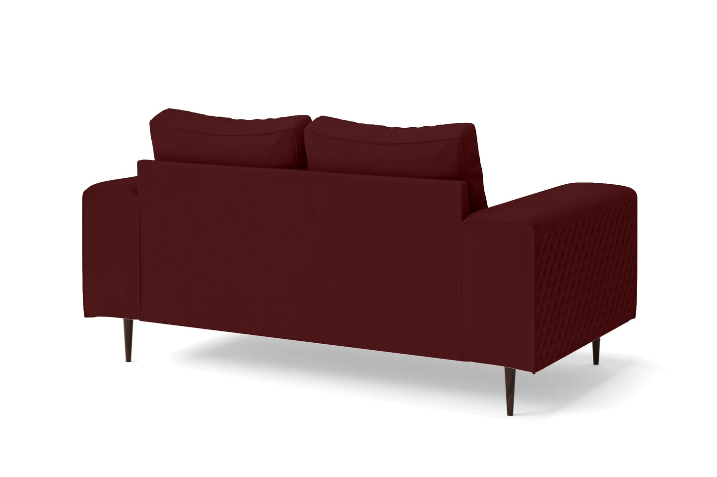 Udine 2 Seater Sofa Red Leather