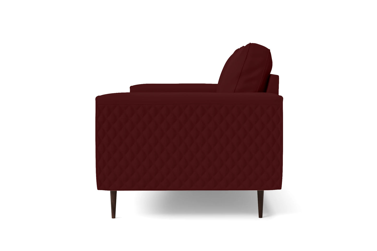 Udine 2 Seater Sofa Red Leather