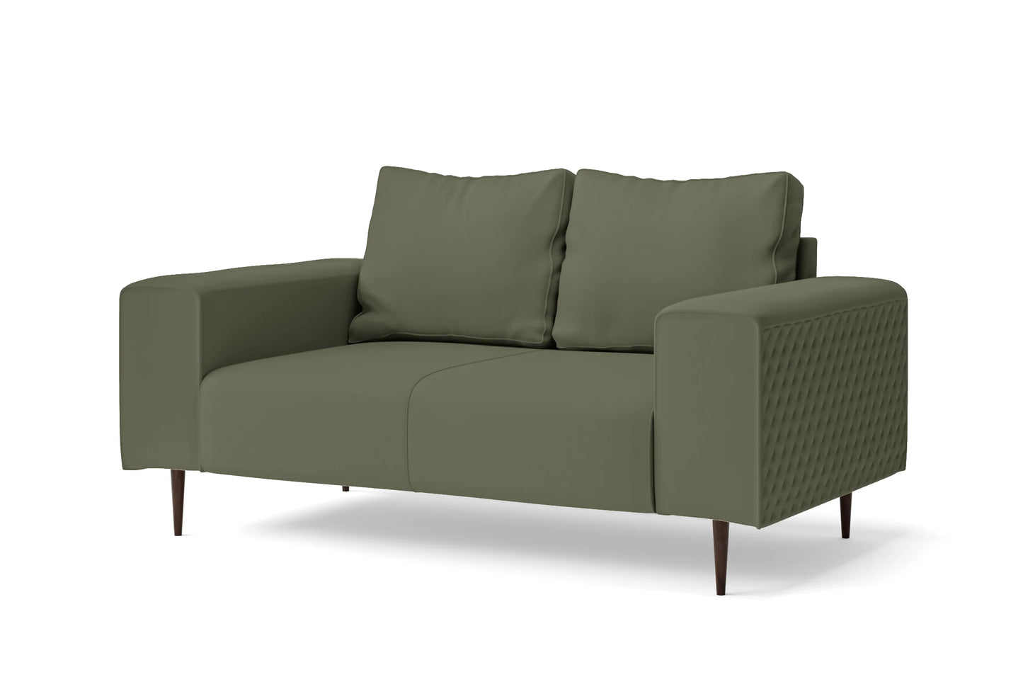 Udine 2 Seater Sofa Sage Leather