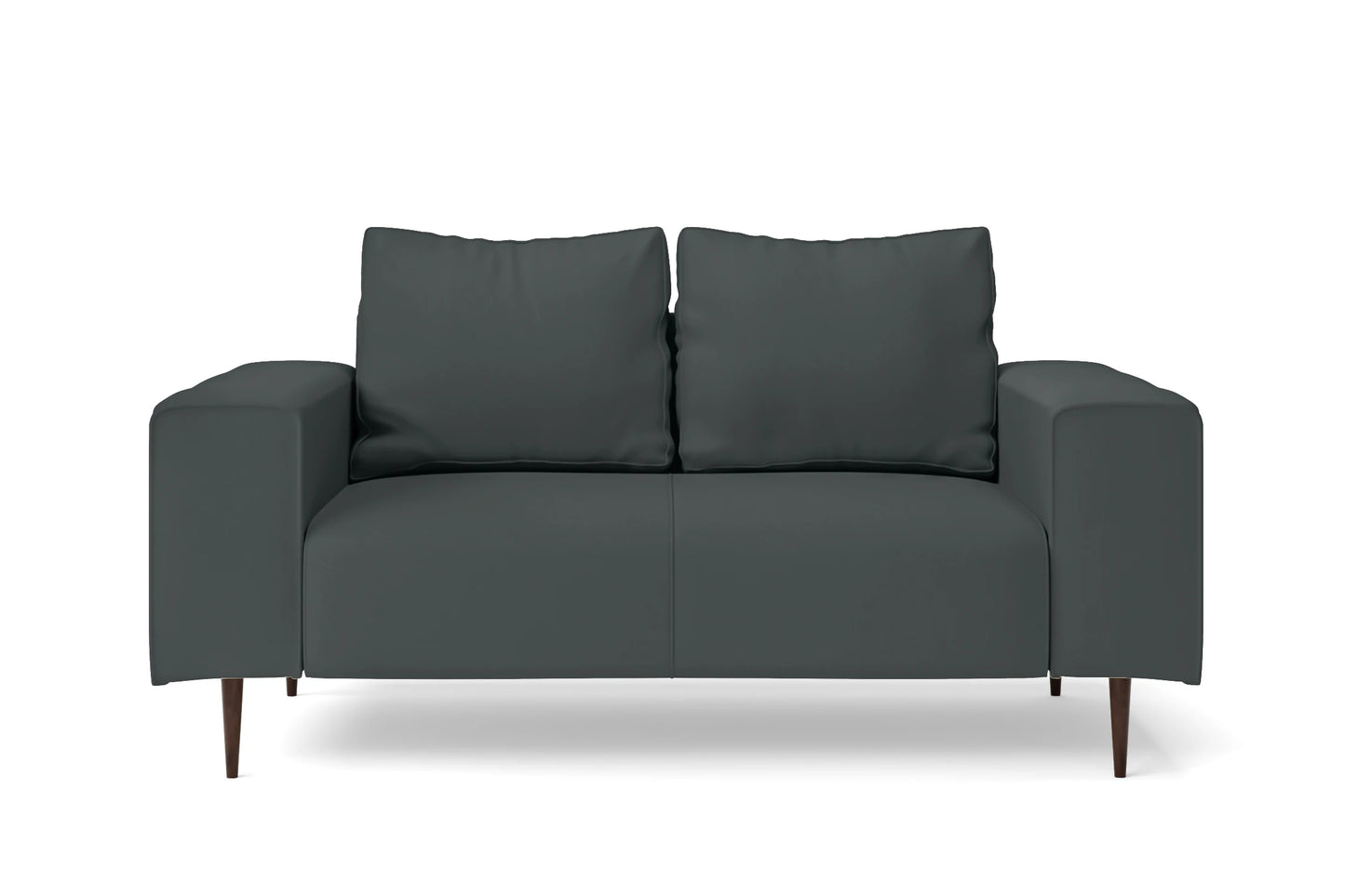 Udine 2 Seater Sofa Slate Leather