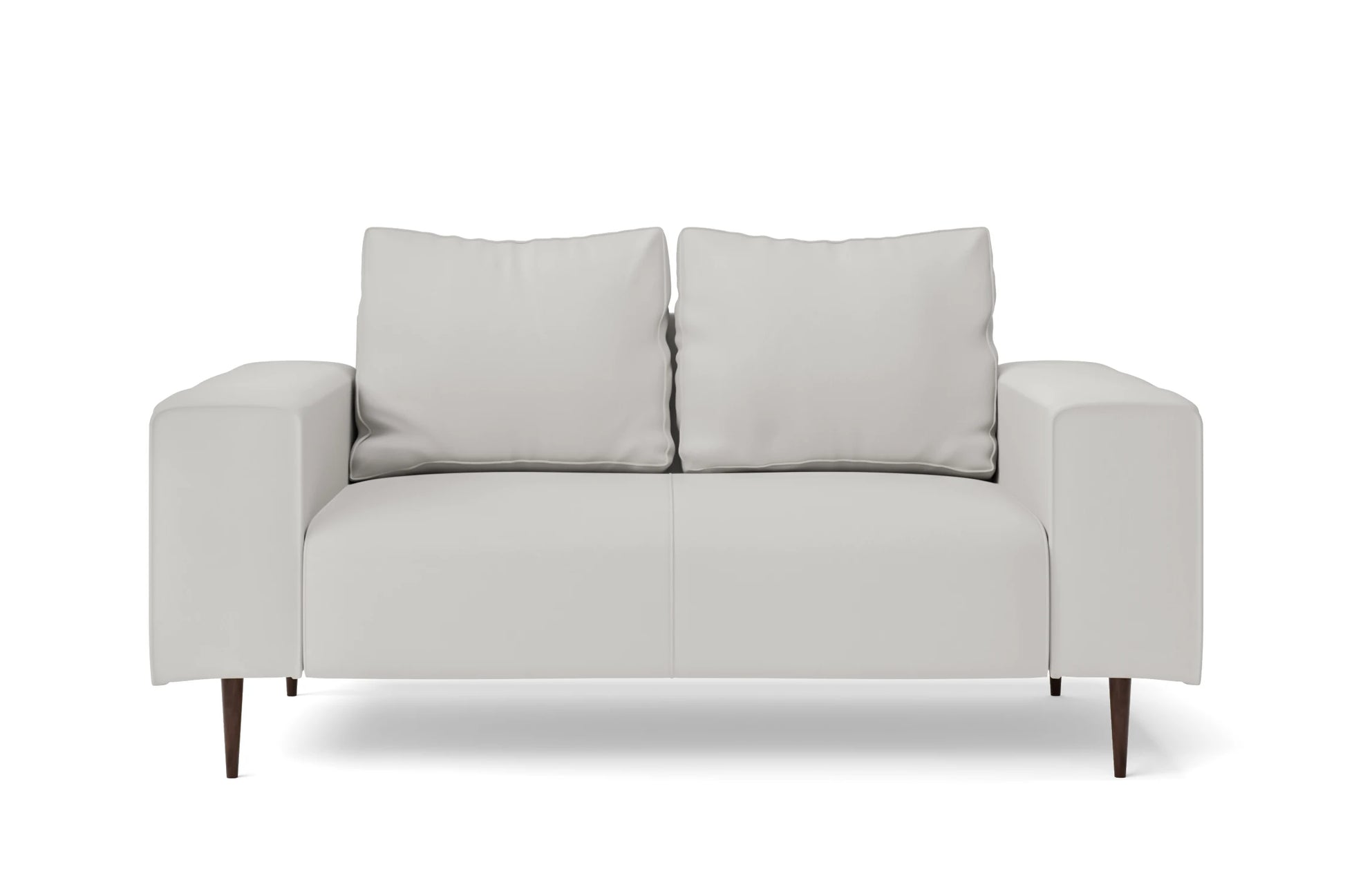 Udine 2 Seater Sofa White Leather