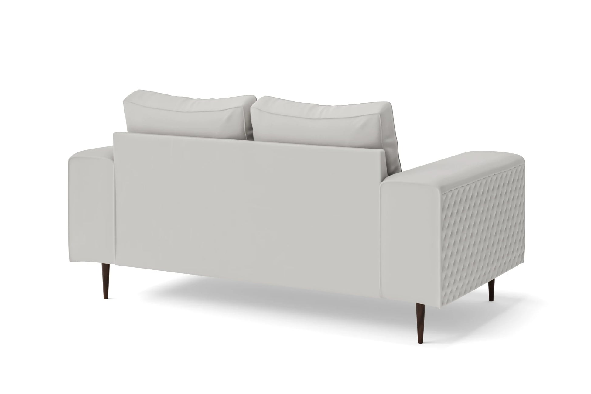 Udine 2 Seater Sofa White Leather