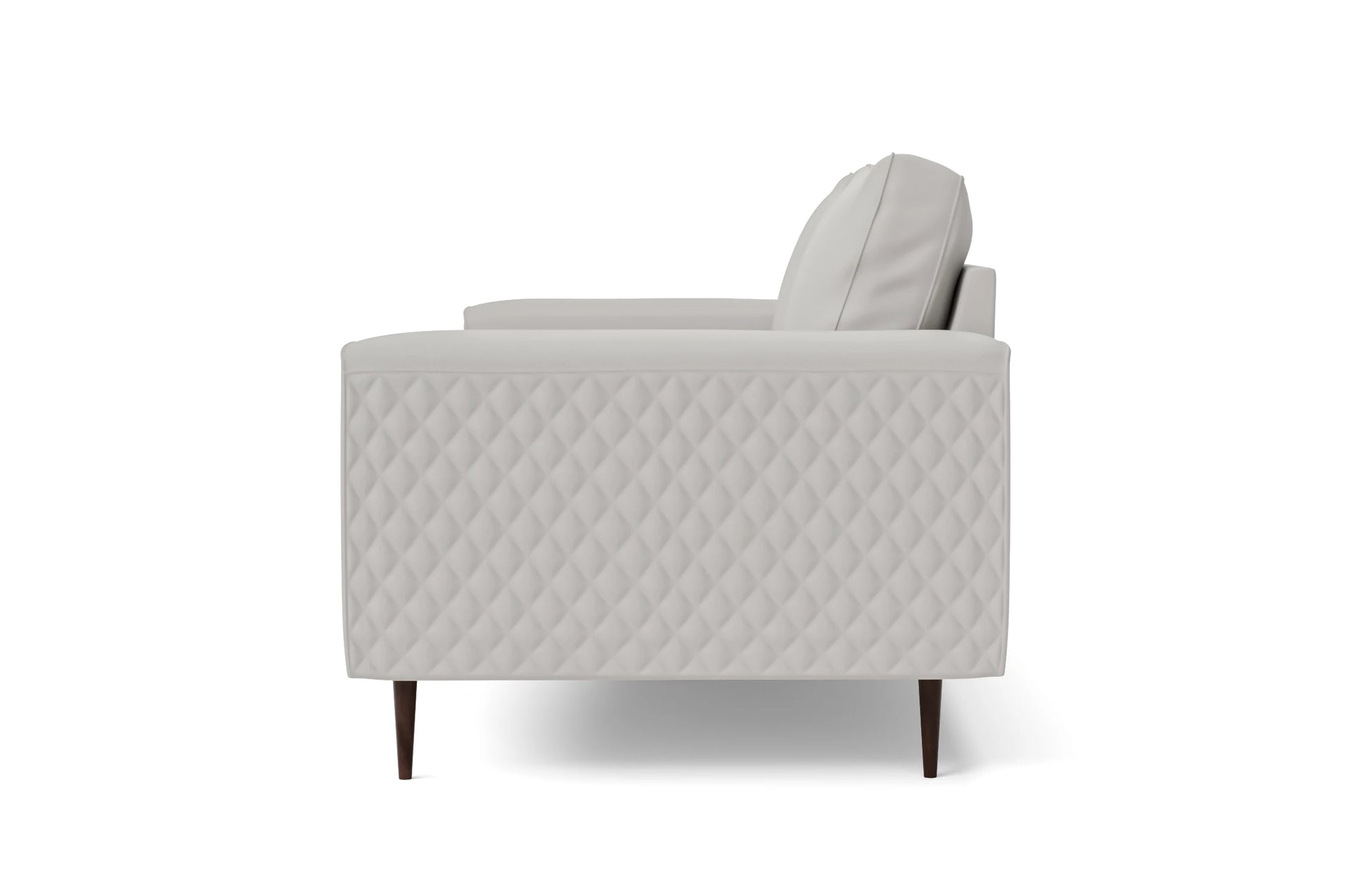 Udine 2 Seater Sofa White Leather