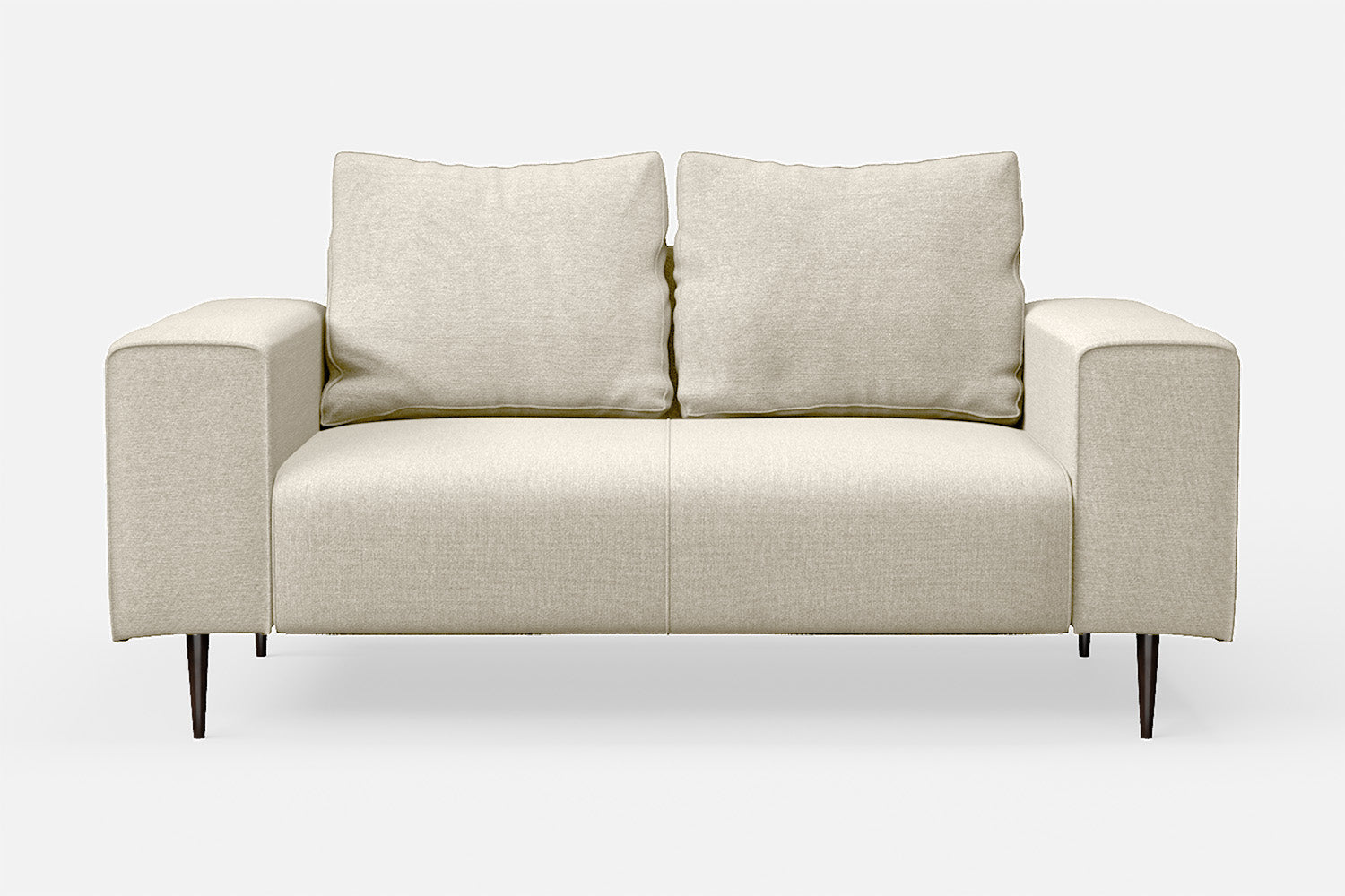 Udine 2 Seater Sofa Cream Linen Fabric