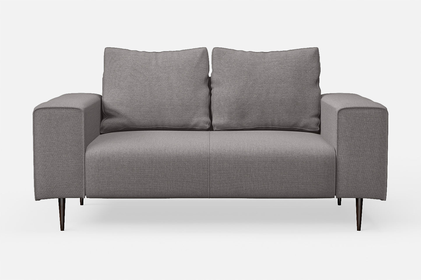 Udine 2 Seater Sofa Grey Linen Fabric