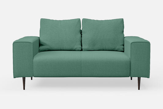 Udine 2 Seater Sofa Mint Green Linen Fabric