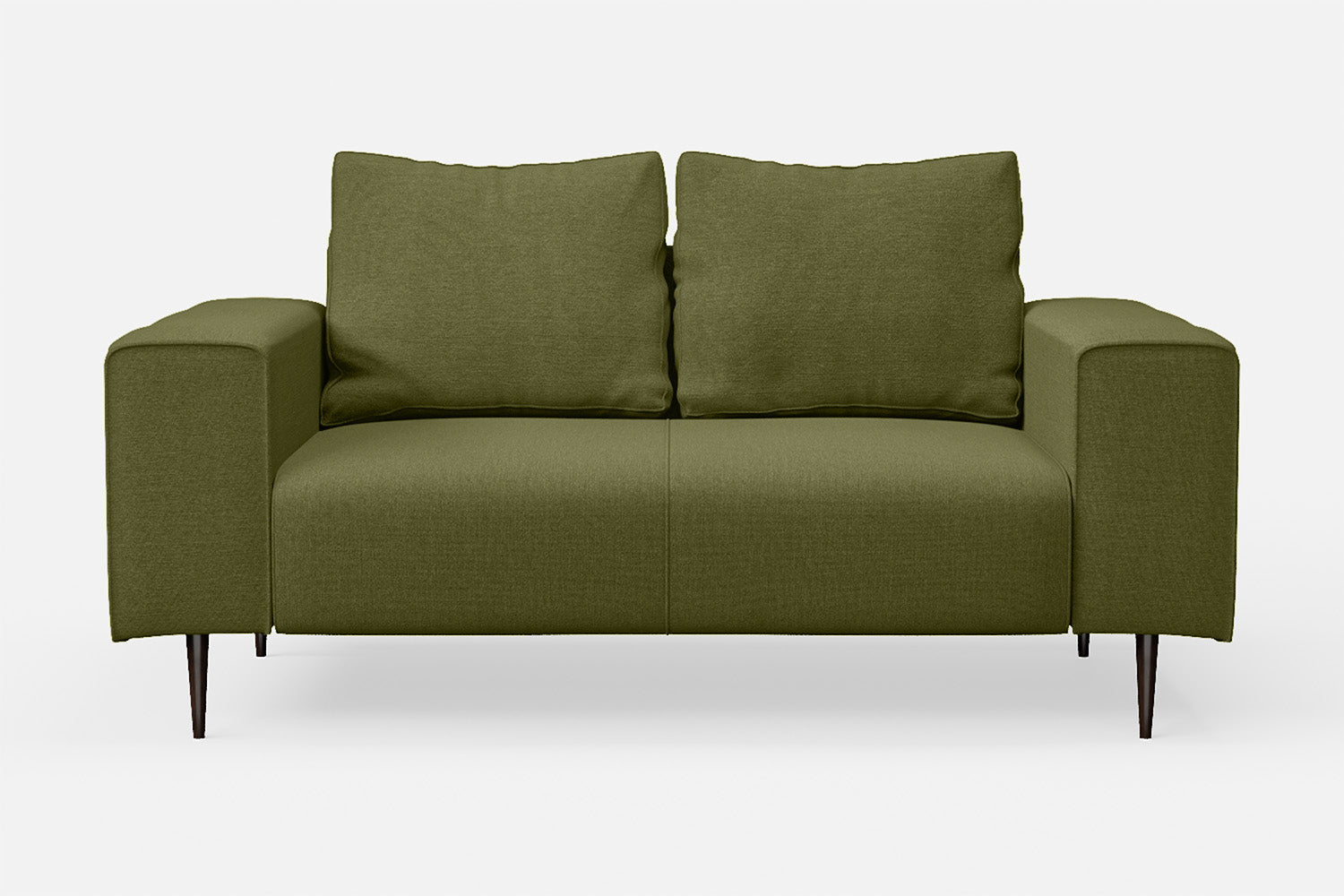 Udine 2 Seater Sofa Olive Linen Fabric