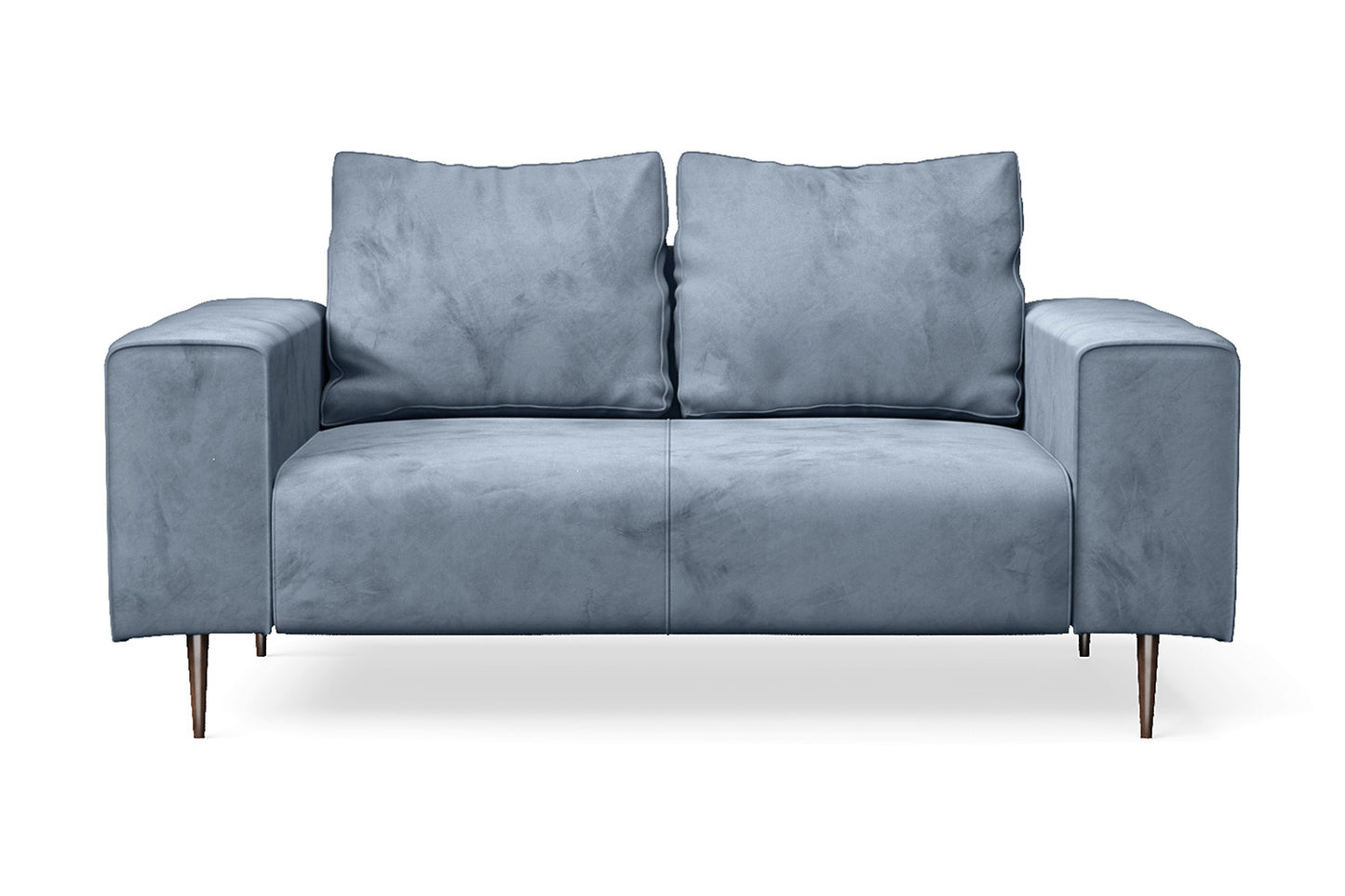 Udine 2 Seater Sofa Baby Blue Velvet