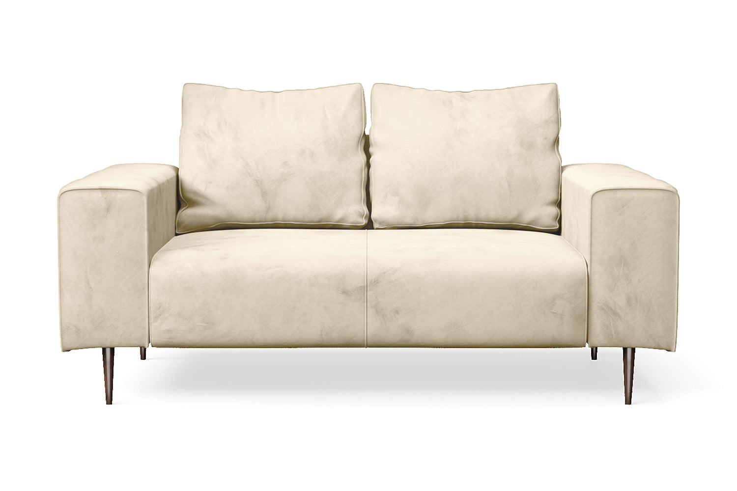 Udine 2 Seater Sofa Cream Velvet