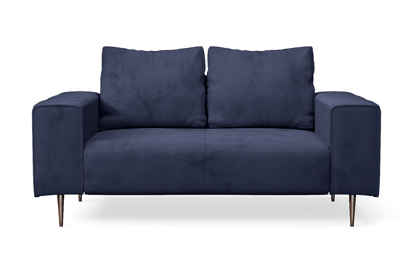 Udine 2 Seater Sofa Dark Blue Velvet