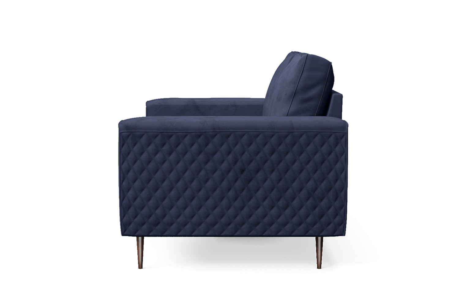 Udine 2 Seater Sofa Dark Blue Velvet