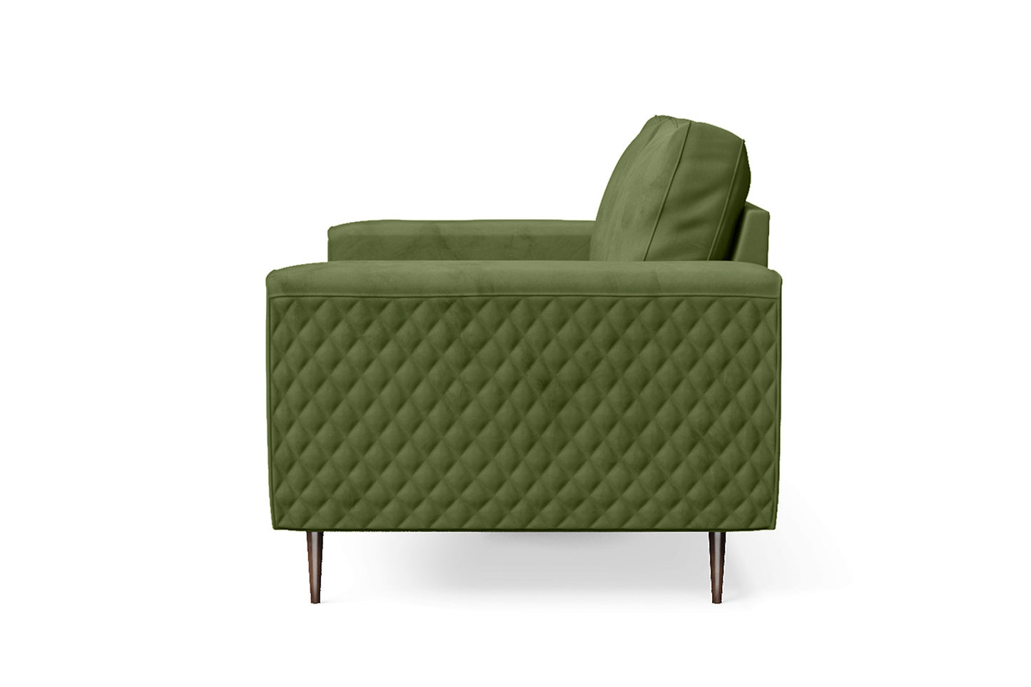 Udine 2 Seater Sofa Lime Velvet