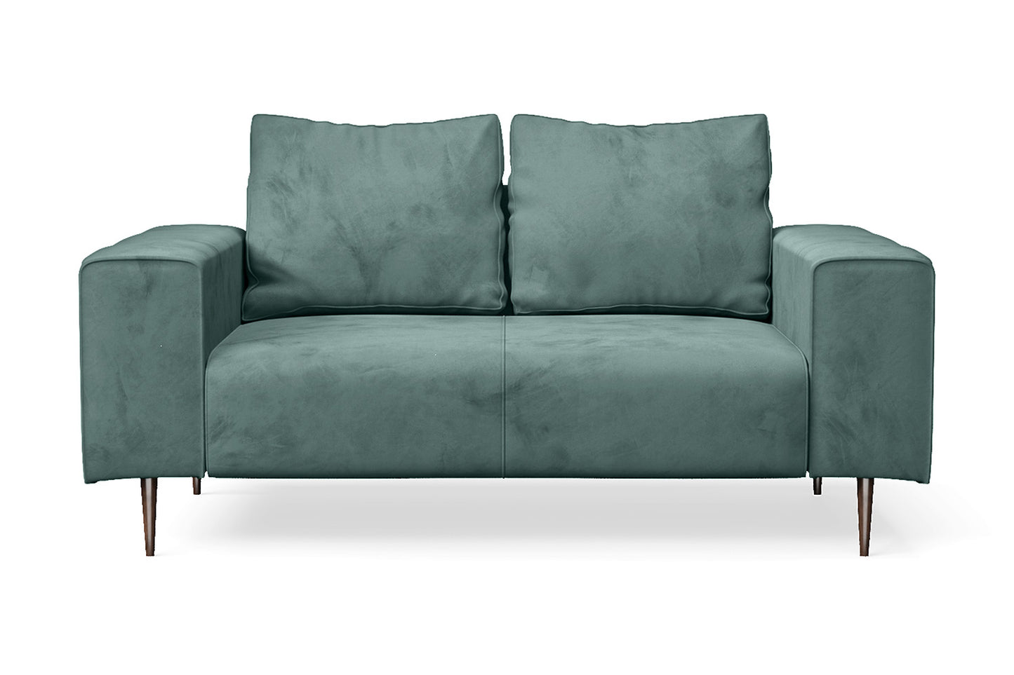 Udine 2 Seater Sofa Teal Velvet