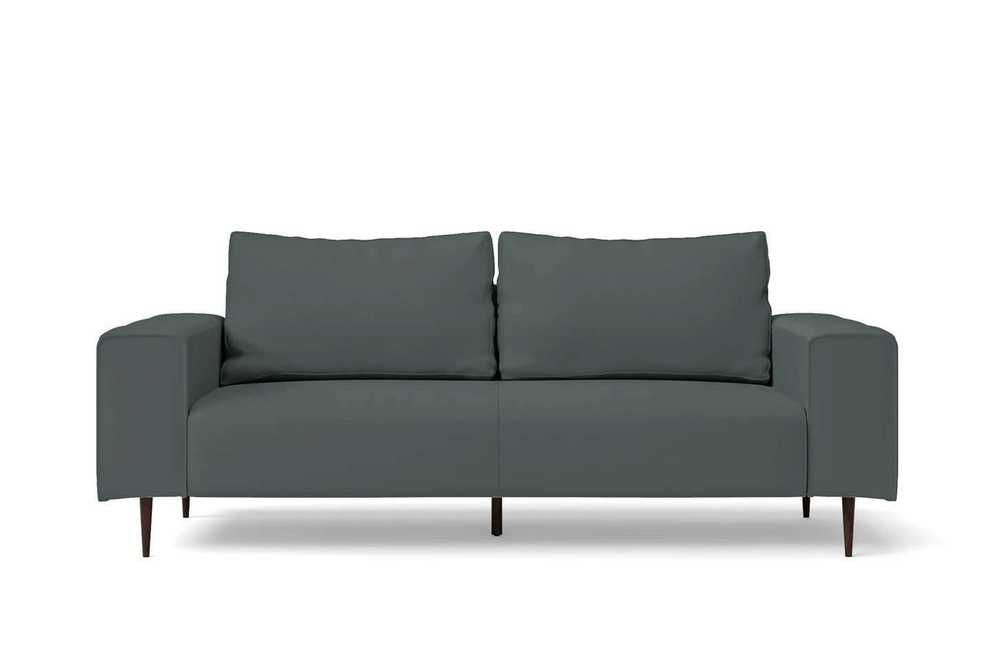 Udine 3 Seater Sofa Dusky Turquoise Leather