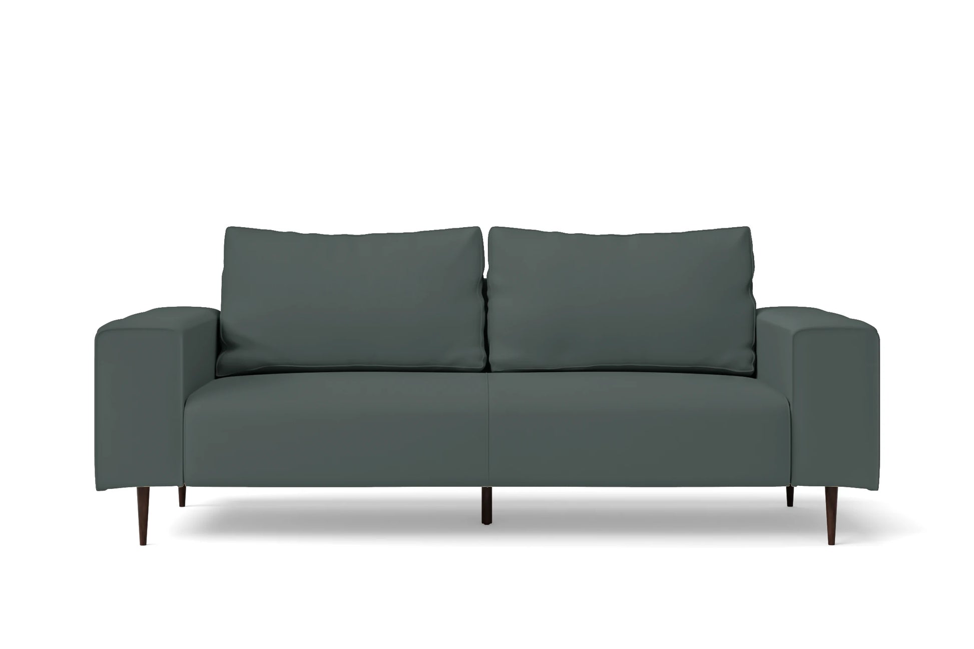 Udine 3 Seater Sofa Dusky Turquoise Leather