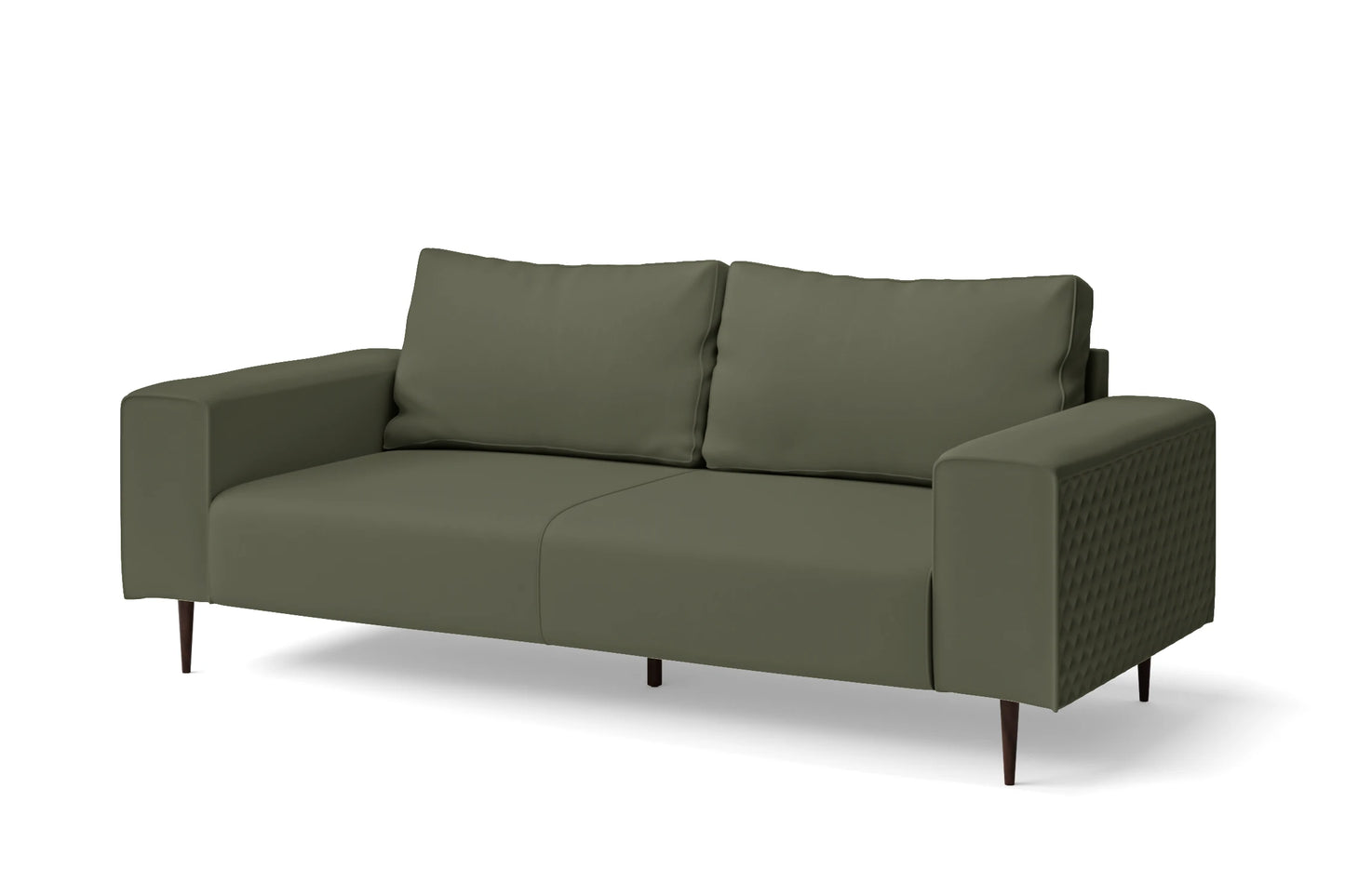 Udine 3 Seater Sofa Sage Leather