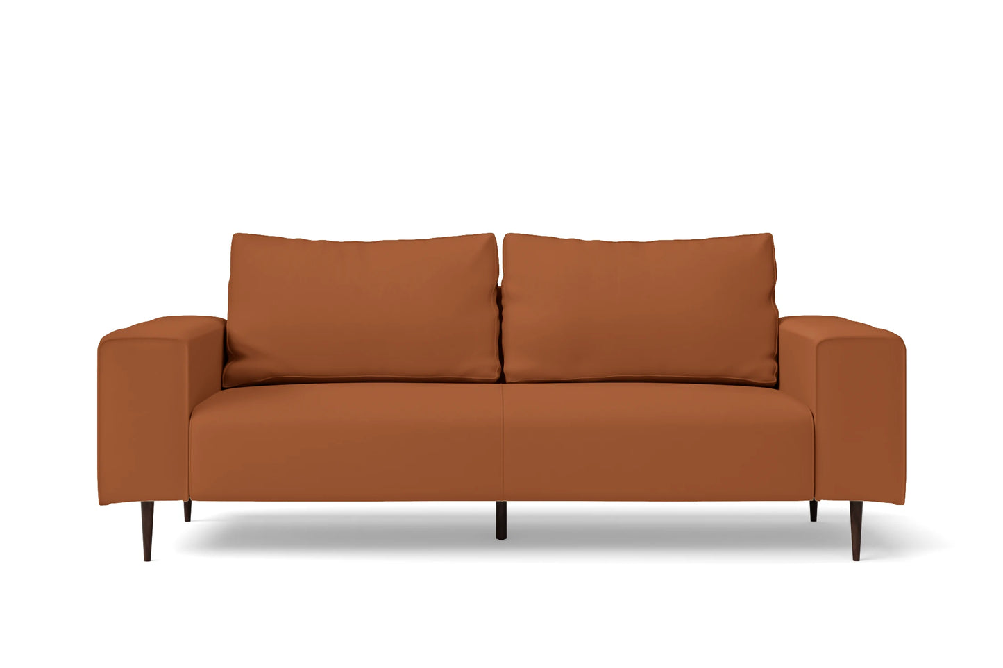 Udine 3 Seater Sofa Tan Brown Leather