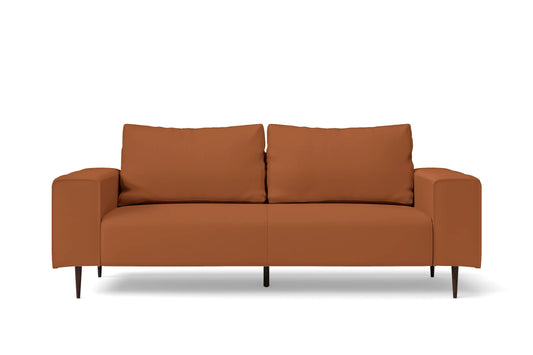 Udine 3 Seater Sofa Tan Brown Leather