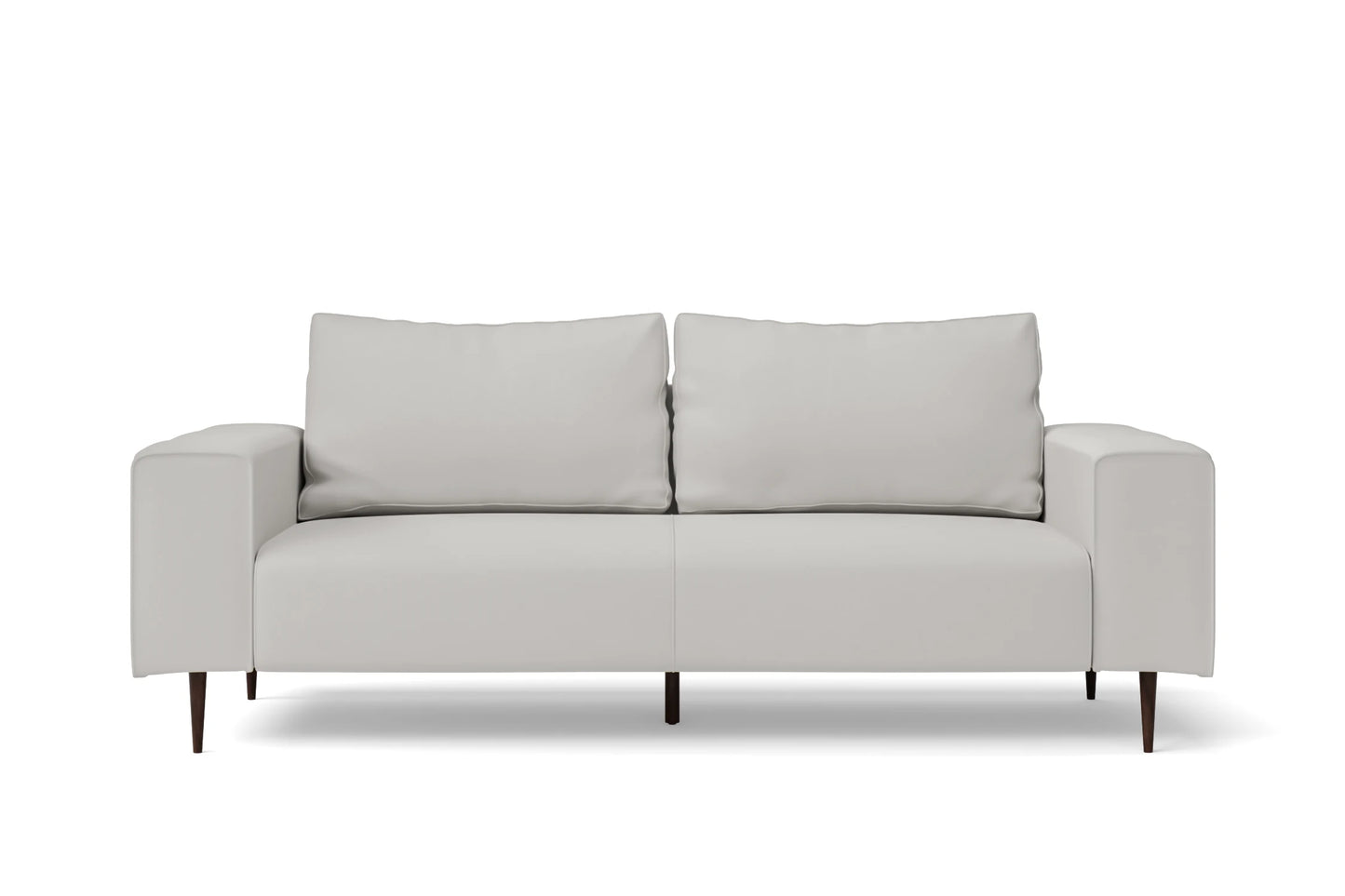 Udine 3 Seater Sofa White Leather