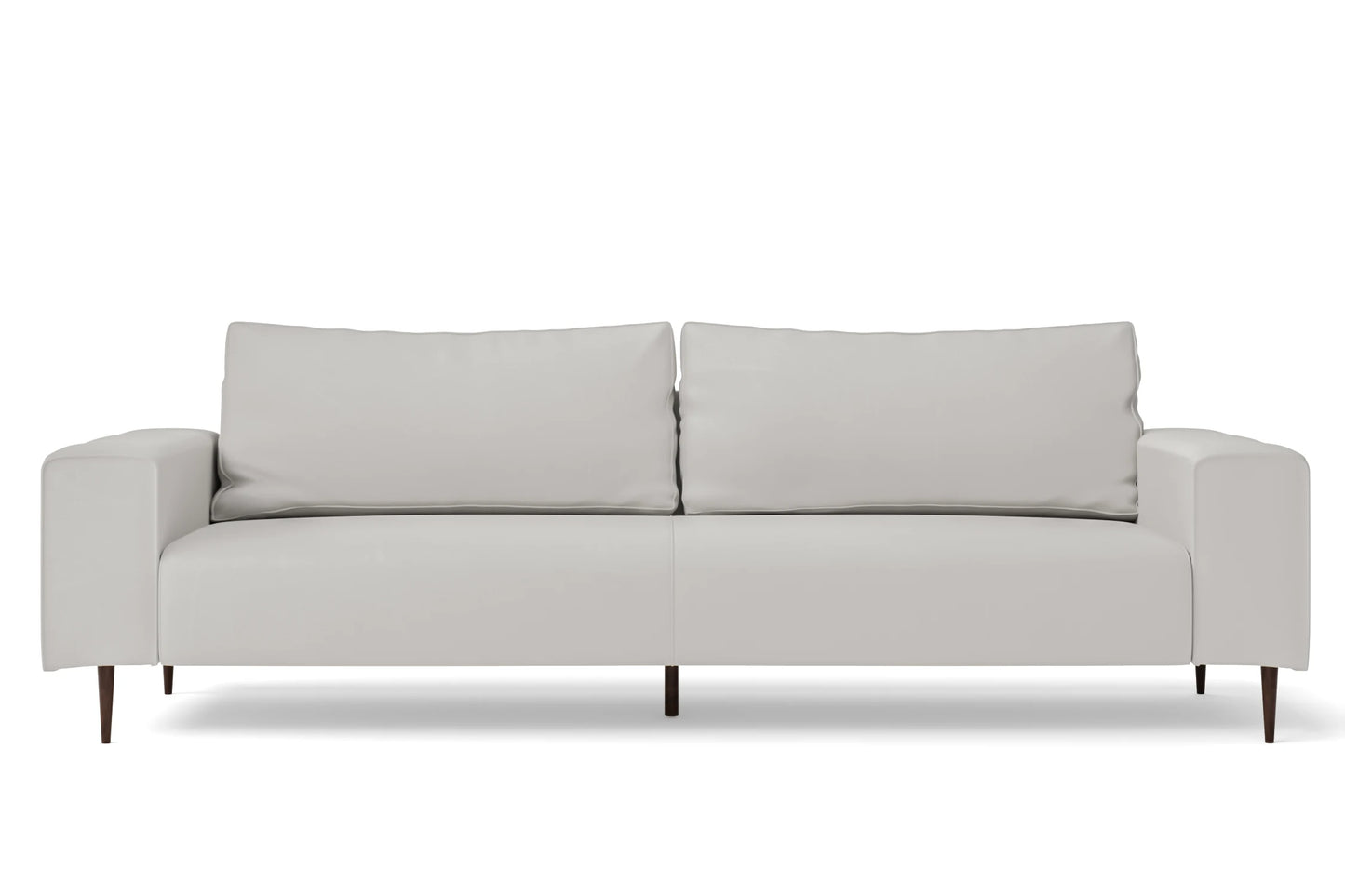 Udine 4 Seater Sofa White Leather