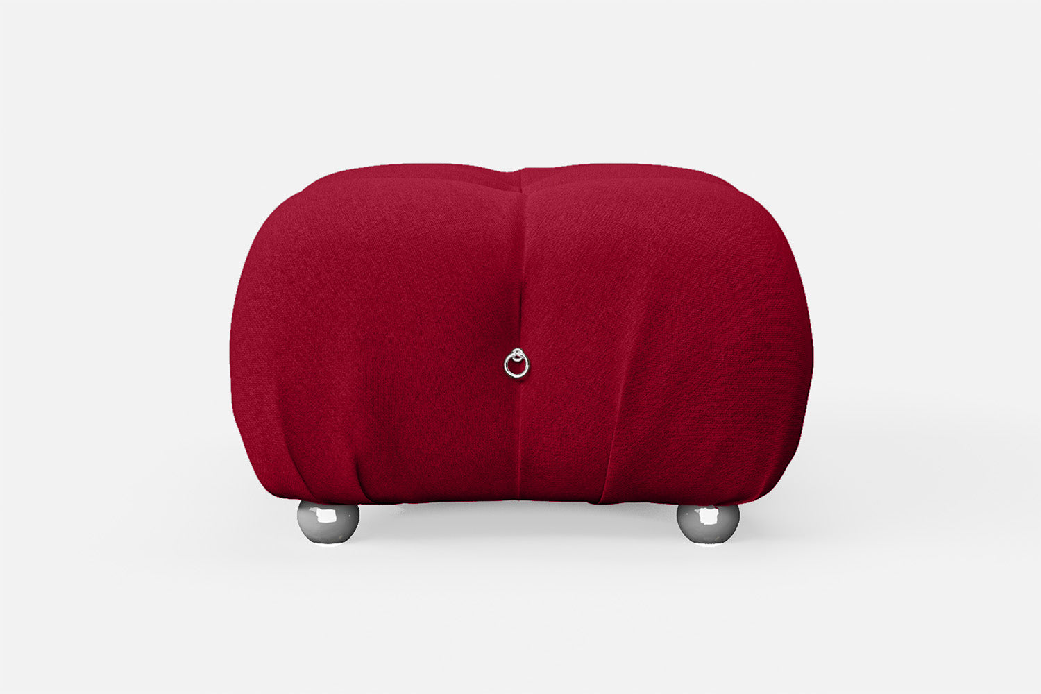 Varese Ottoman Red Linen Fabric Small