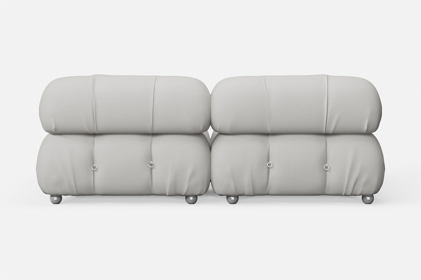 Varese 2 Seater Sofa White Leather