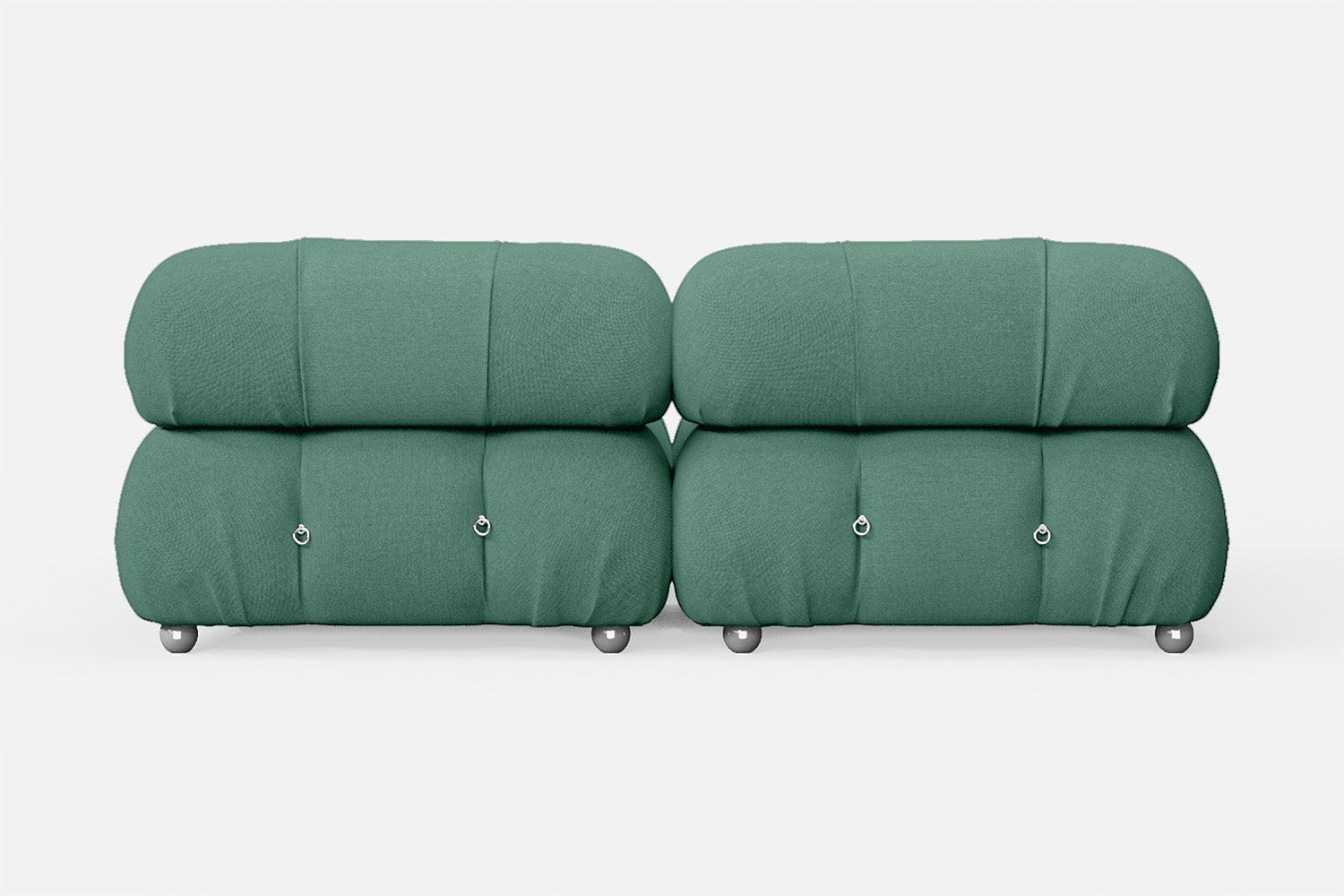 Varese 2 Seater Sofa Mint Green Linen Fabric