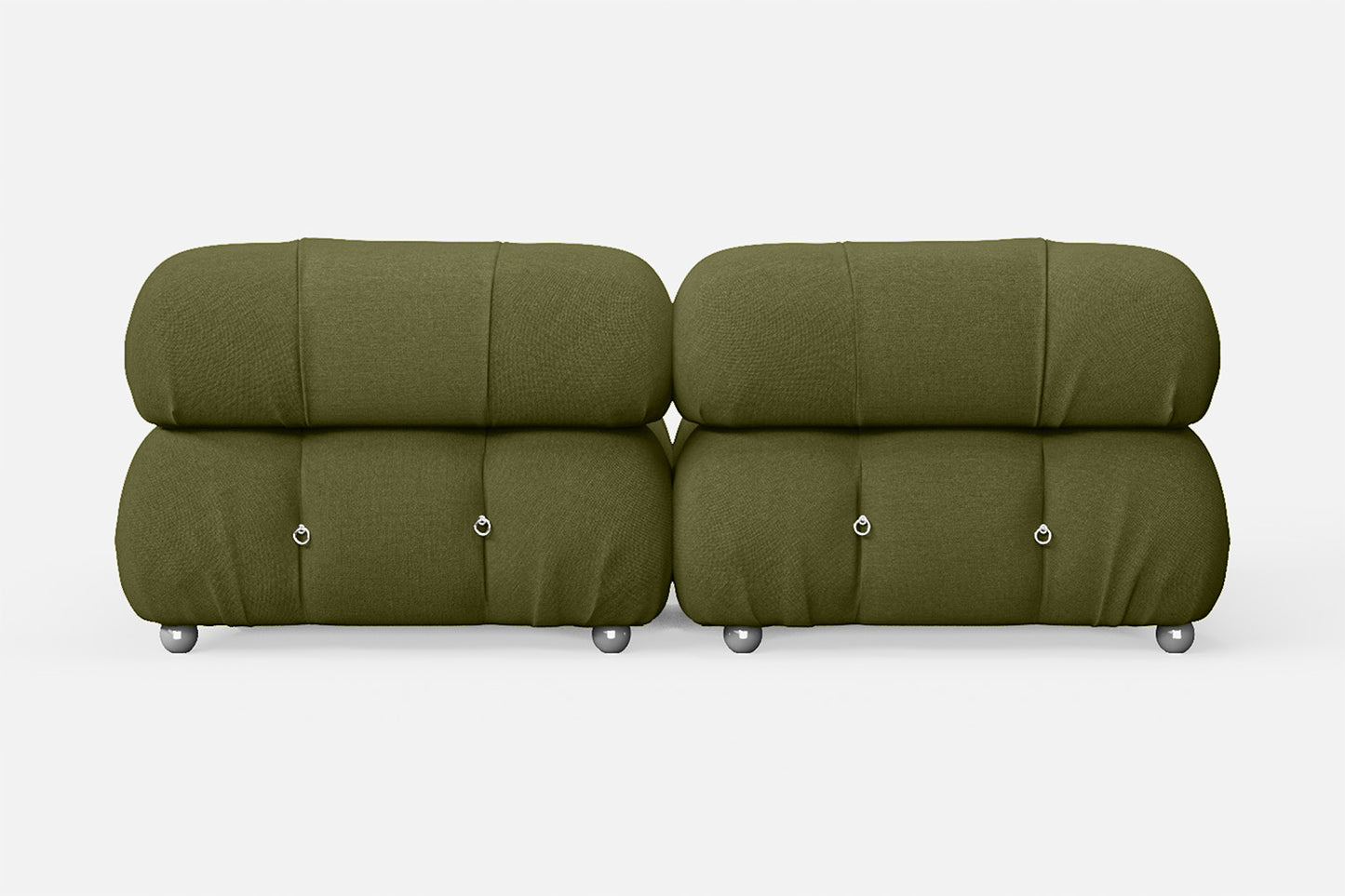 Varese 2 Seater Sofa Olive Linen Fabric