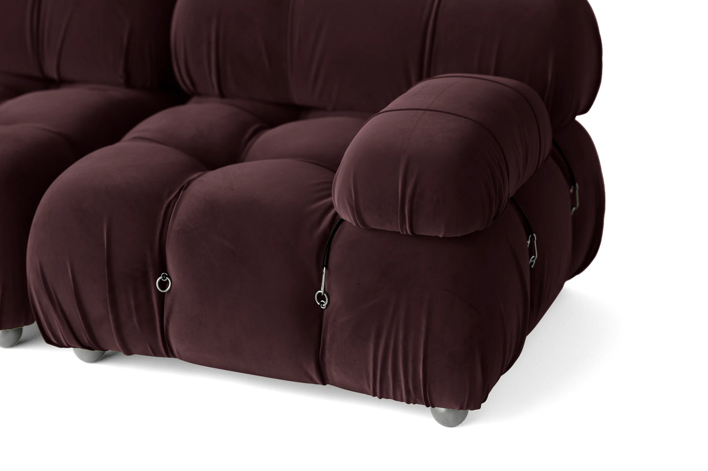 Varese 2 Seater Sofa Grape Velvet