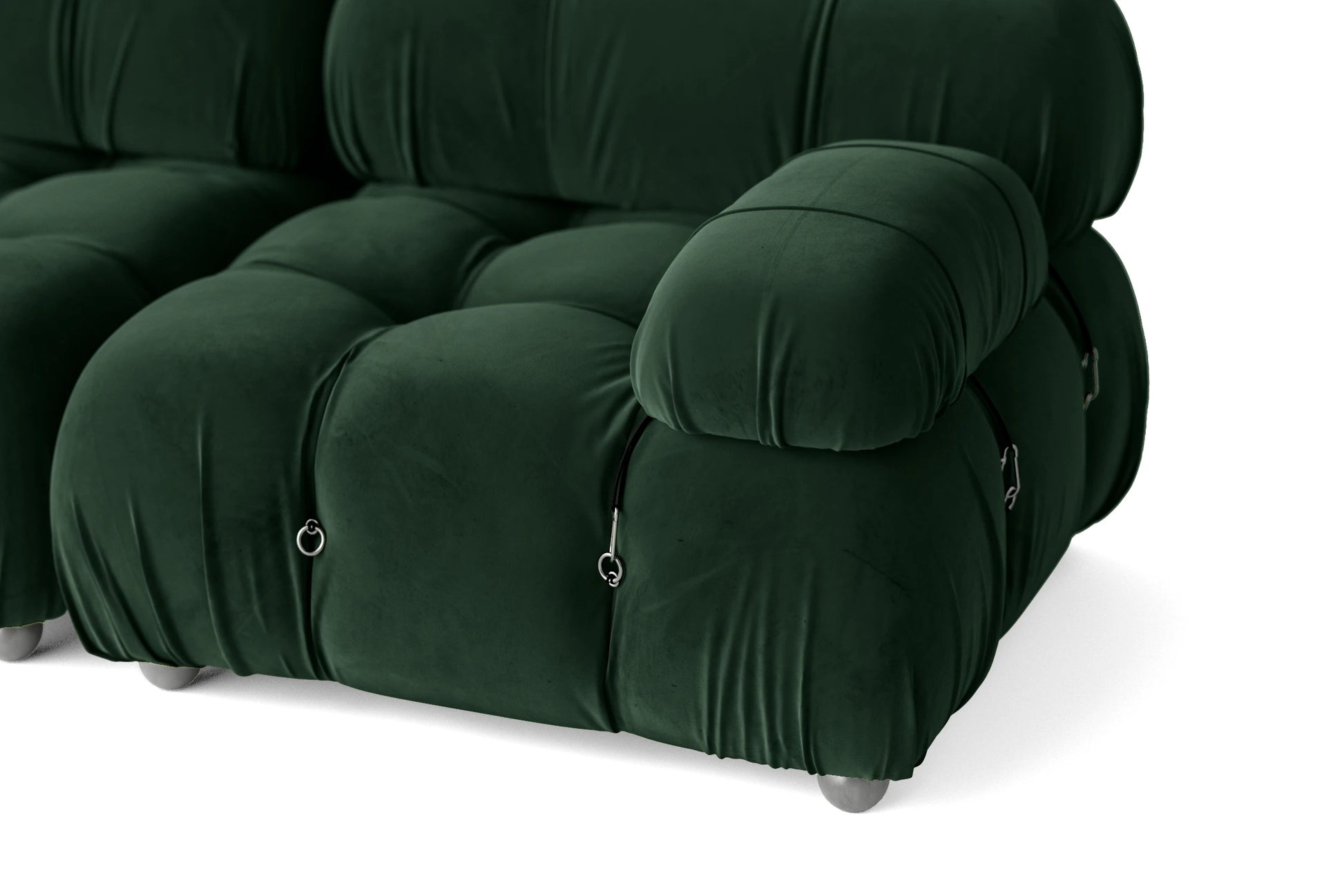 Varese 2 Seater Sofa Green Velvet