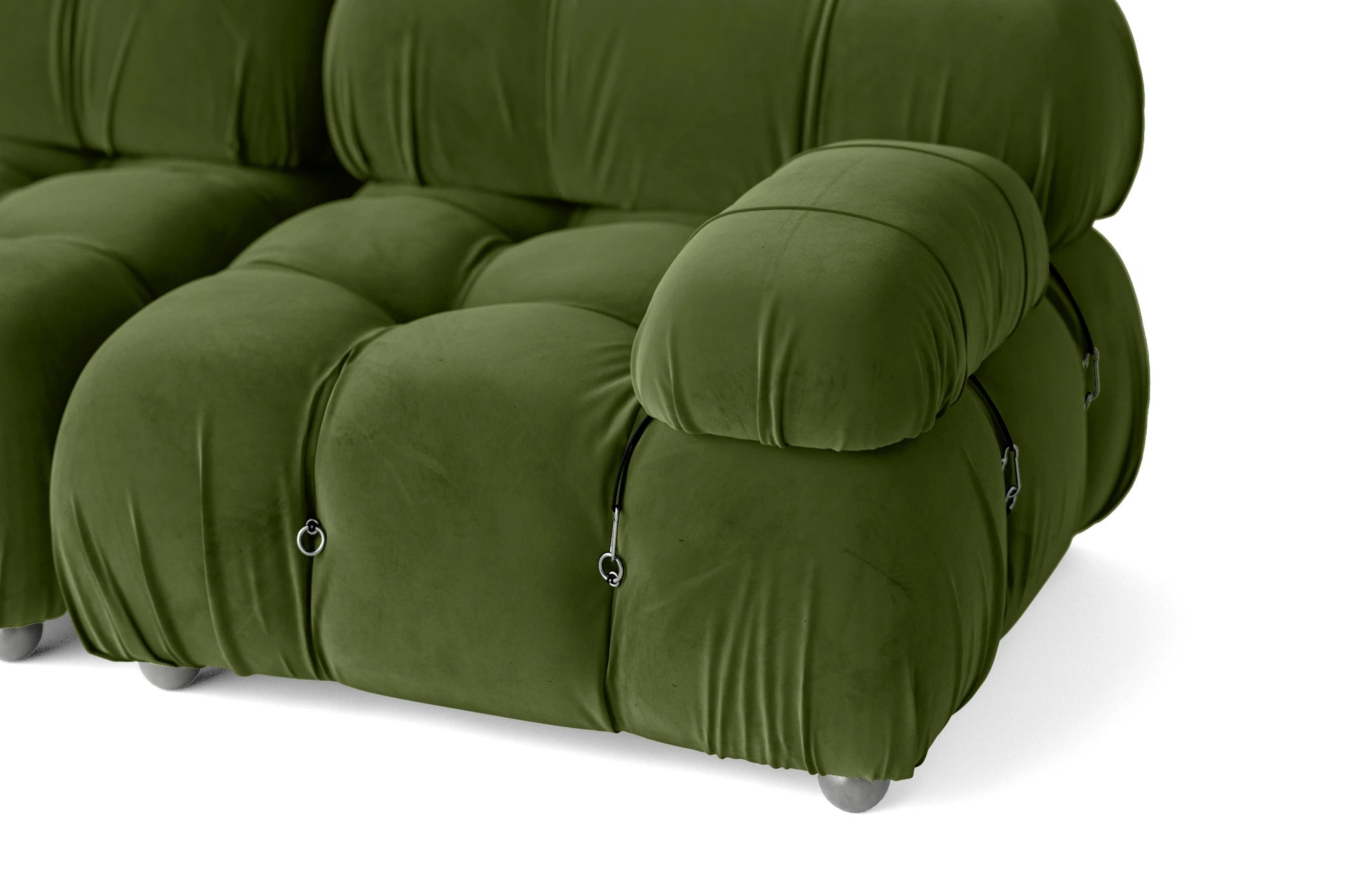 Varese 2 Seater Sofa Lime Velvet