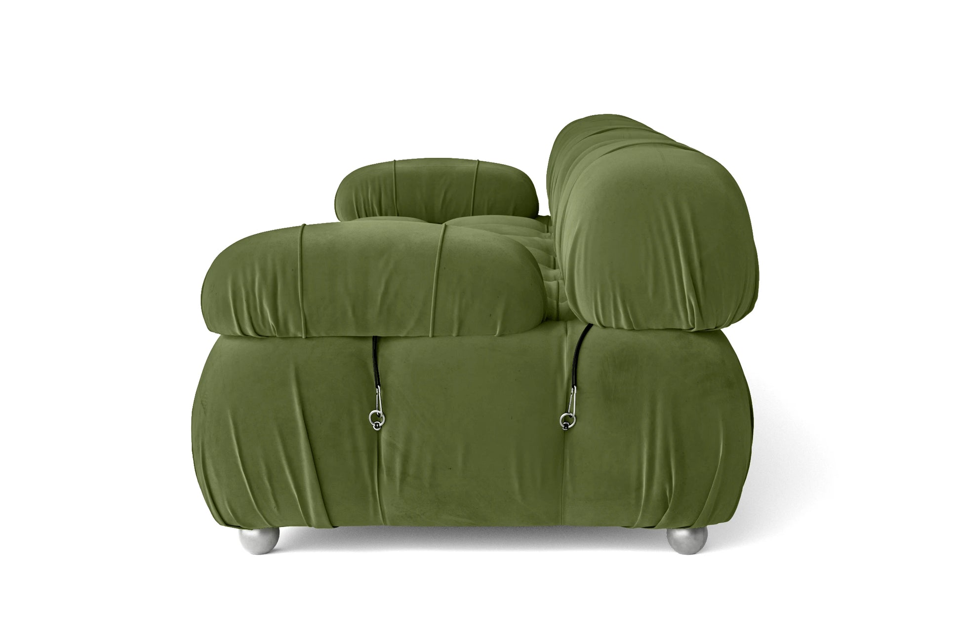 Varese 2 Seater Sofa Lime Velvet